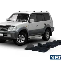 Pack De Skid Plates Marca Rival - Para Toyota Land Cruiser Prado 1996-2002 (4 Placas De Acero 3mm)
