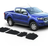Pack De Skid Plate Marca Rival - Para Ford Ranger 2012-2019  (4 Placas De Acero 3mm)