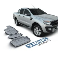 Pack De Skid Plates Marca Rival Para Nueva Ford Ranger (5 Placas De Aluminio)