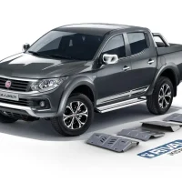 Pack De Skid Plate Marca Rival - Para Mitsubishi New L200  2019+ / Fiat Fullback, 2016+ (4 Placas De Acero 3mm)