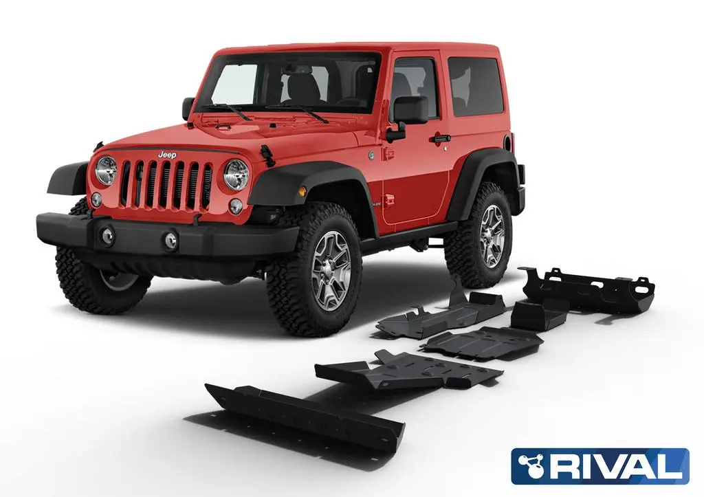 Skid Plate Wrangler JK Corto 2 Ptas TallerOffRoad.cl