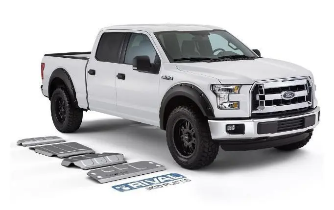 Skid Plate Acero Marca Rival - Para Ford F-150 2014+ (4pcs)