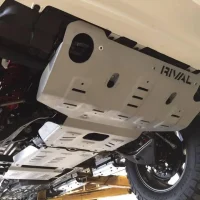Pack De Skid Plate Marca Rival - Para Toyota Hilux Revo 2016+ (3 Placas De Acero 3mm)