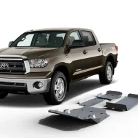 Pack De Skid Plates Marca Rival - Para Toyota Tundra 2007+ (4 Placas De Aluminio 4mm)
