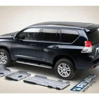 Pack De Skid Plates Marca Rival - Para Toyota Land Cruiser Prado Serie 150, 2010 En Adelante / Lexus Gx460 (3 Placas De Acero 3mm)