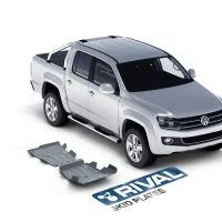 Pack De Skid Plate Marca Rival - Para Volkswagen Amarok 2010-2017  (2 Placas De Acero 3mm)
