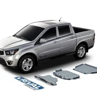 Skid Plates Marca Rival Para Ssangyong Actyon Sport 2012+ (3 Planchas)