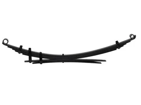Hojas de resorte reforzadas para vehículos como Hilux, Land Cruiser, Tundra, 4Runner, Ranger, F-150, Discovery, Defender y muchos más, disponibles en Talleroffroad.cl. Mejora la capacidad de carga y la resistencia off-road de tu vehículo con estas hojas de resorte duraderas.