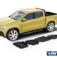Pack De Skid Plate Marca Rival - Para Mercedes Benz X Class 2018+  (4 Placas De Acero 3mm)