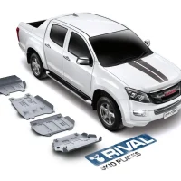 Pack De Skid Plates Para Chevrolet D-max 2015+ (4 Placas De Acero)