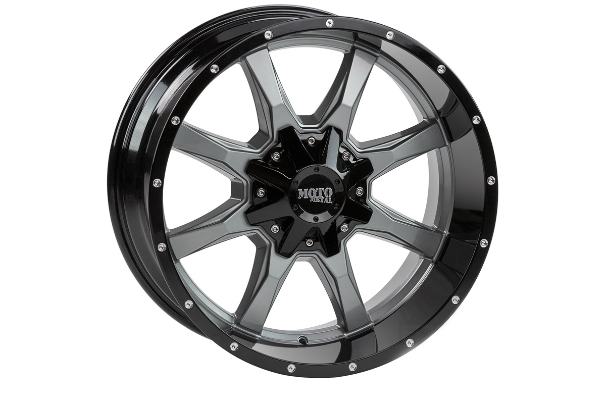 Moto Metal 970 17×9 / 6×135 /
6×139 / -12 / G-gray