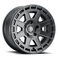 Compass / 17x8.5 / Sat Black / 6x139.7(5.5") Icon Alloys / 4unds