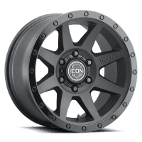 Rebound Dbl Blk /
  17x8.5 / 6x139.7 (5.5") Icon Alloys / 4unds