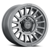 Recon Charcoal /
  17x8.5 / 6x139.7 (5.5") Icon Alloys / 4unds