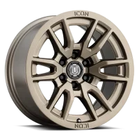 Vector 6 Bronze / 17x8.5 / 6x139.7(5.5") Icon Alloys / 4unds