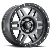 Six Speed / 17x8.5 / Gun Metal / 6x135 Icon Alloys / 4unds