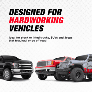 Diseñado para vehículos de trabajo, Rancho Suspension brinda el amortiguador RS9000XL en su kit Quicklift para realizar levantes de suspensión de 2"