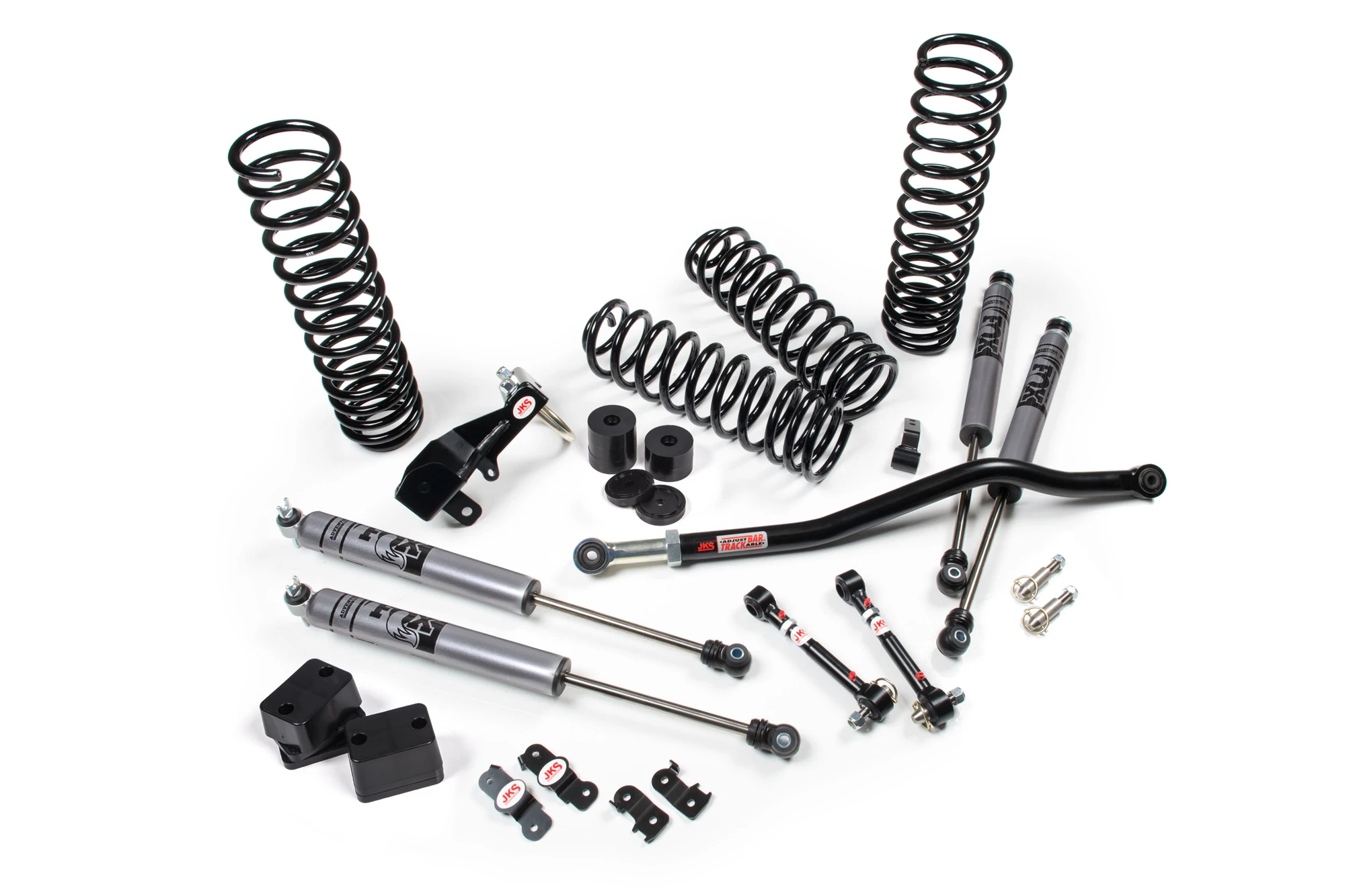 KIT DE LEVANTE 2.5″ JKS J-VENTURE CON AMORTIGUADORES FOX IFP JEEP JK (08-18) JKS