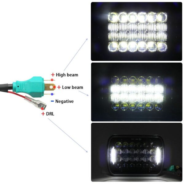 Juego Opticos Cherokee Xj Led Multibeam 87-01 - Imagen 3