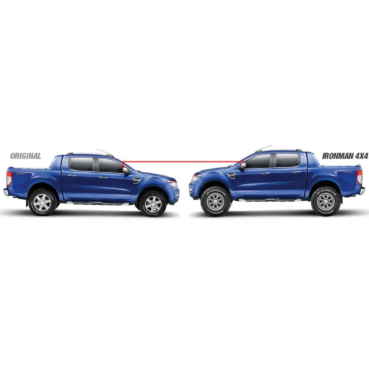 Level Kit Ironman4x4 disponible en Talleroffroad.cl. Ideal para nivelar tu vehículo y mejorar su rendimiento off-road en los terrenos más desafiantes de Chile.