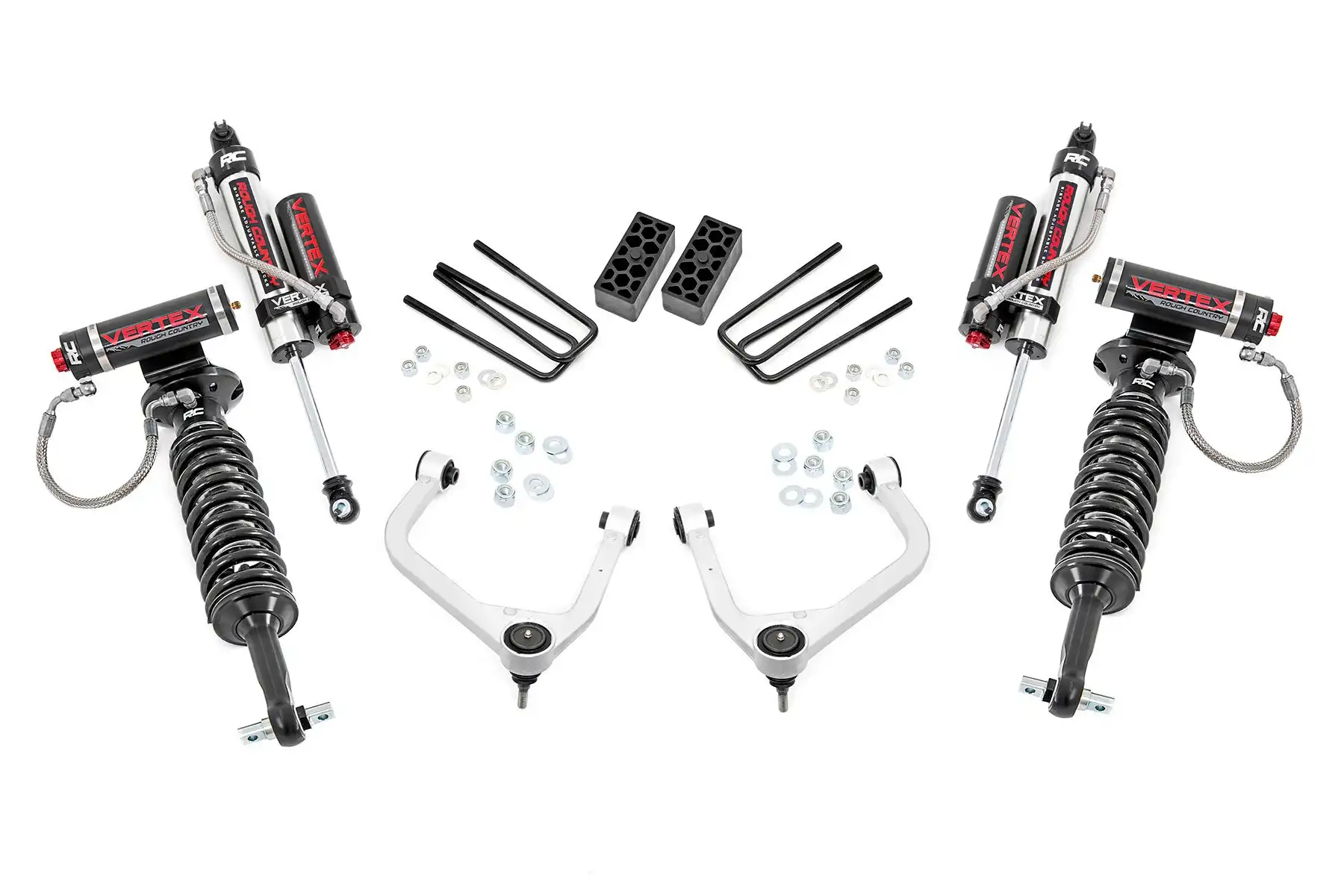 Chevrolet Silverado Vertex Reservorio Kit de Suspensión Rough Country - Talleroffroad.cl