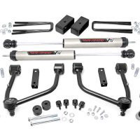 Toyota Tundra con kit de levante Rough Country de 3,5 pulgadas, disponible en Talleroffroad.cl. Mejora la altura, estabilidad y rendimiento off-road de tu Tundra en los terrenos más desafiantes de Chile.