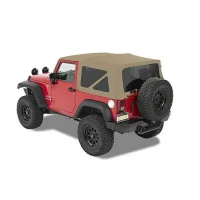 Techo lona beige JK 2 puertas - talleroffroad