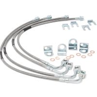Rough Country Lineas de Freno Jeep Wrangler JK (FRONT/REAR) | 89716
