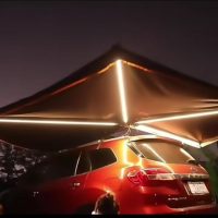 Toldo Abanico 270° - 2,5 metros con LED Unity | FAW-R25L