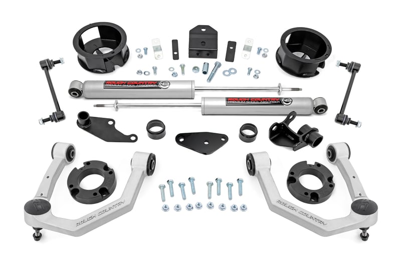 Kit de levante de 3.5 pulgadas Toyota 4Runner 4WD (2025-2026) Rough Country | 77030