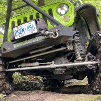 Kit de dirección TMR Customs 1 Ton de aluminio 7075 para Jeep Wrangler JK / JKU con Dana 30 o Dana 44 — 2351+2352