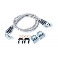 Líneas de freno delanteras TeraFlex trenzadas de 26 pulgadas para Jeep JK / TJ — 4353310