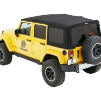 Techo blando Bestop Supertop para Jeep Wrangler JKU 2007–2018 Black Diamond — 5472335