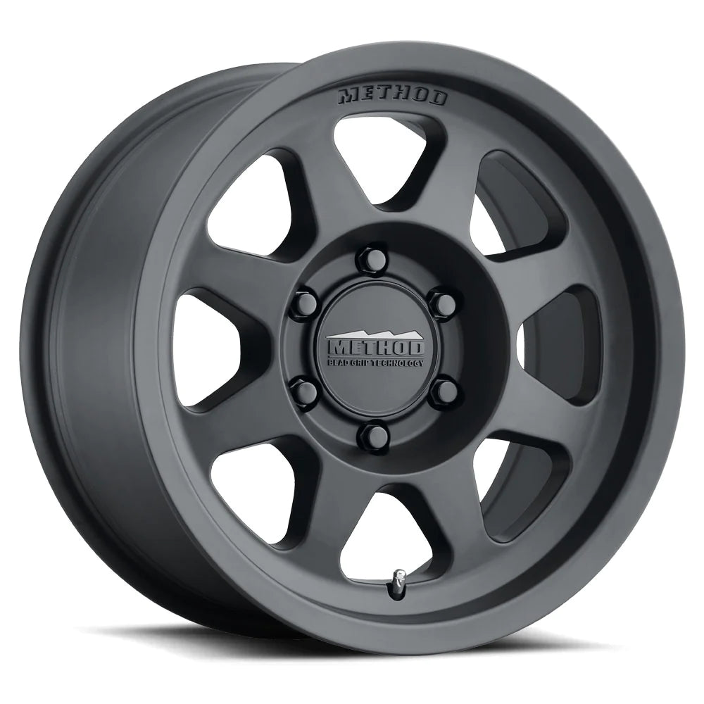 Llanta Method MR701 negro mate 17x9 pulgadas, 6x139,7 mm, ET -12 mm — MR70179060512N