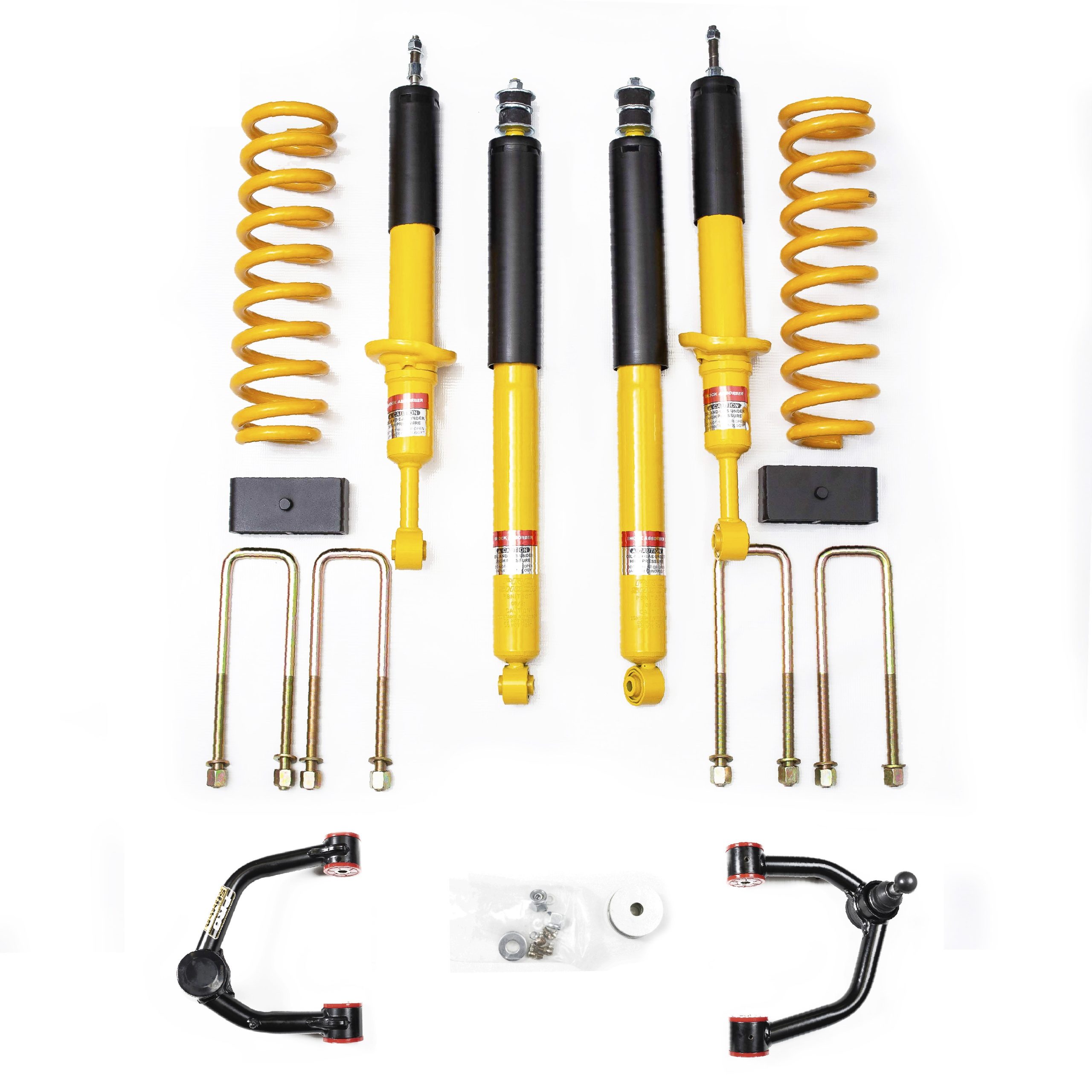 Kit de suspensión Proshock Mitsubishi L200 2.5″ (2019+) · con bandejas superiores