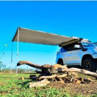 Toldo lateral Dobinsons de 2,5 × 3,0 m con luz LED — CE80-3904