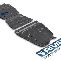 Pack De Skid Plates Marca Rival - Para Suzuki Grand Vitara 2005+ / Grand Nomade 2005+  (3 Planchas Acero 3mm)