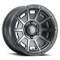 Victory / 17x8.5 /
  Smk Sat Black / 6x139.7(5.5") Icon Alloys / 4unds