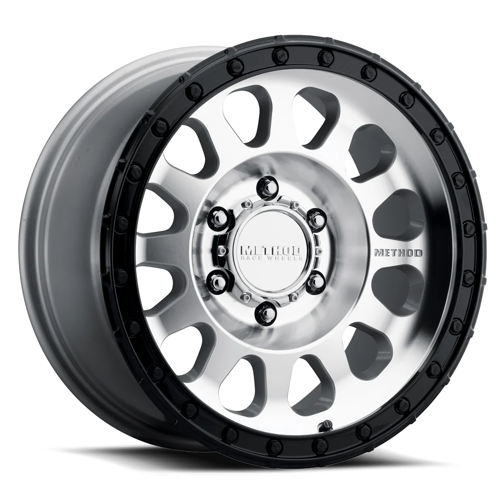 Llanta Method MR315 maquinada con borde negro brillante 17x8,5 pulgadas, 6x135 mm, ET 0 mm — MR315785161600