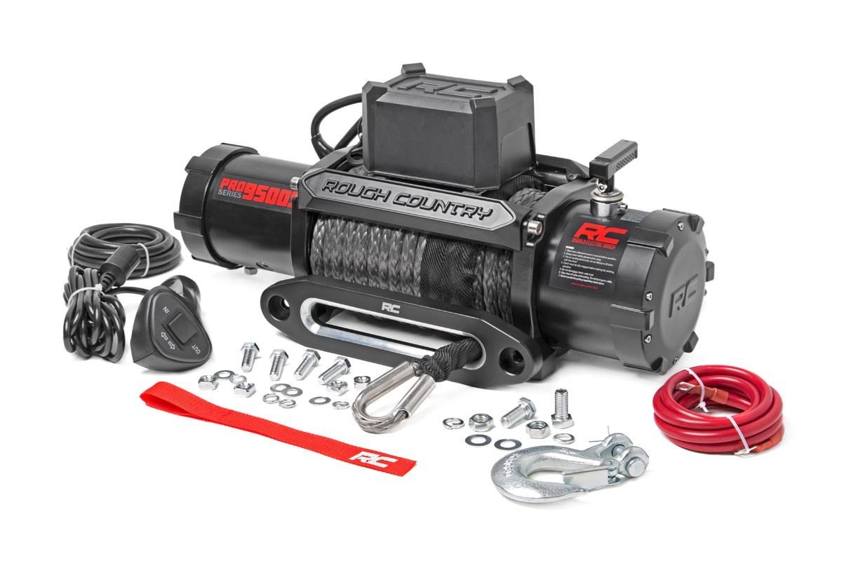 Winche Rough Country 9.500 LBS Sintético | PRO9500S