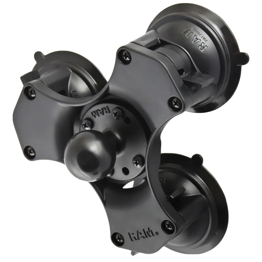 Base RAM triple Twist-Lock con bola C de 1,5 pulgadas — RAP-365-224-1U