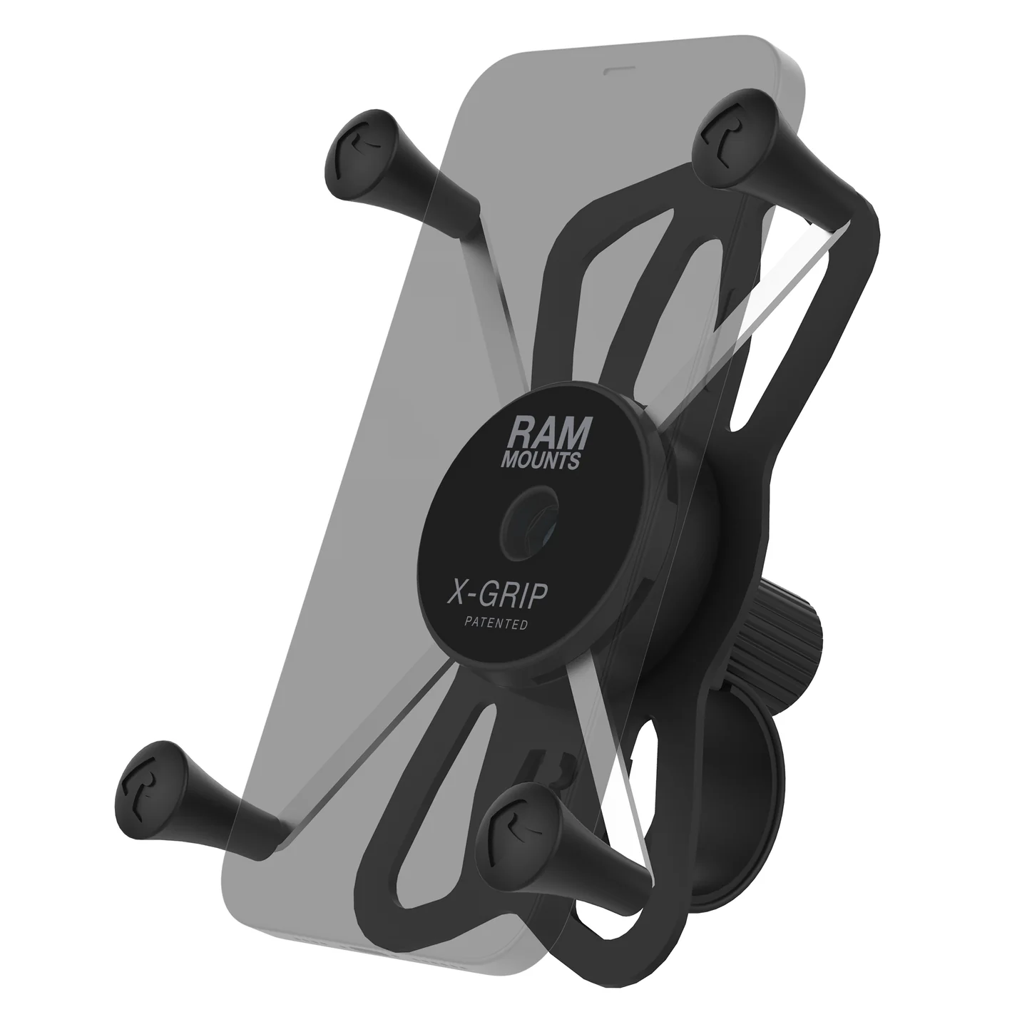 Soporte RAM X-Grip grande con base Tough-Strap para manillar — RAP-460-UN10U