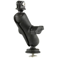 Soporte RAM para cámara de acción con base de riel y brazo B — RAP-B-202-GOP1-354-TRA1U