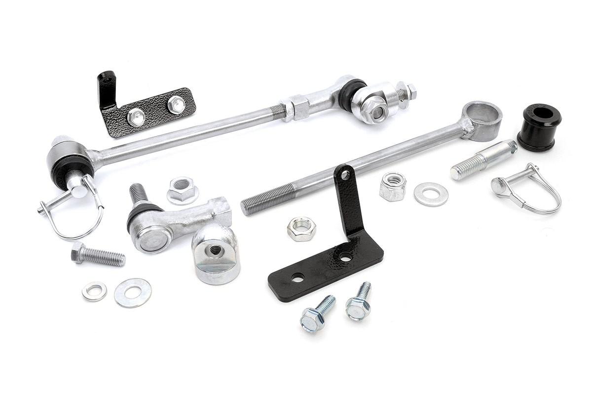 Desconectores rápidos de barra estabilizadora XJ 3.5″-6.5″ Rough Country QUICK DESCONECTION | 1128